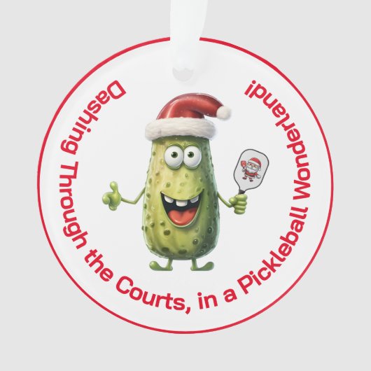 🎄 Joueur Pickle sapin 🎄 (devant)