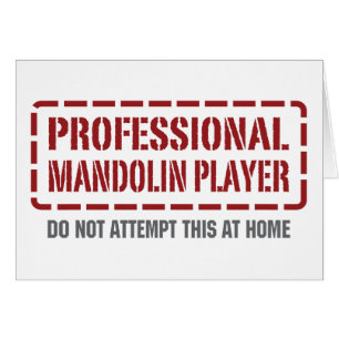 Joueur professionnel de mandoline