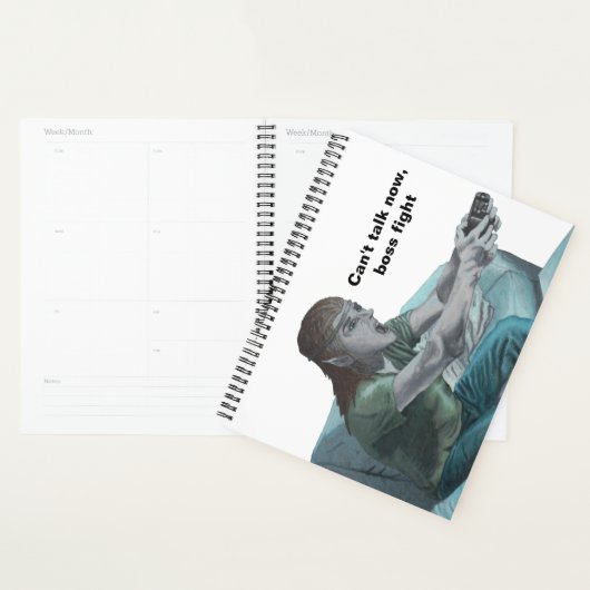 Joueur vidéo elf Boss Planner (Devant avec enveloppe)