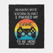 Joueurs amusants regarder un film couverture (Devant)