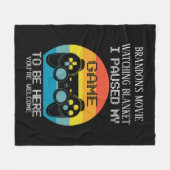 Joueurs amusants regarder un film couverture (Devant (Horizontal))