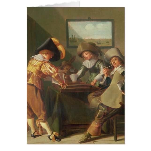 Joueurs de backgammon, XVIIème siècle (Devant)