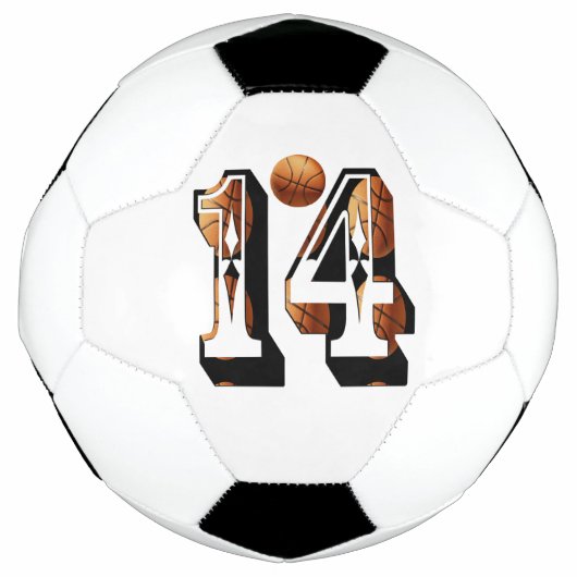 Joueurs De Basket Numéro Quatorze Logo D'Image, (Devant)