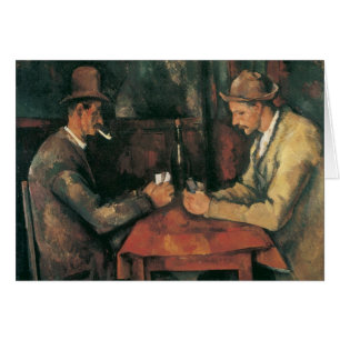 Joueurs de cartes par Paul Cezanne, Art Vintage