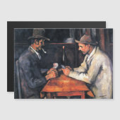 Joueurs de cartes Paul Cezanne Peinture Carte Magn (Devant / Derrière)