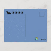 Joueurs de hockey tirant la carte de voeux pliée d (Dos)