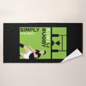 Joueurs de rugby Kiwi NZ Art (Serviette de bain)