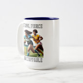 Joueurs de rugby Mug à deux tons (Devant gauche)