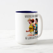 Joueurs de rugby Mug à deux tons (Devant droit)