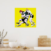 Joueurs de rugby - Rugby Peinture Impression (Cuisine)