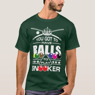 Joueurs de snooker, Snooker balls T-Shirt