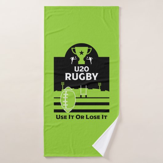 Joueurs juniors de rugby des moins de 20 ans (Serviette de bain)