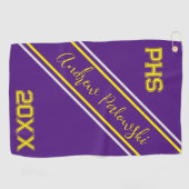 Joueurs lycéens serviette de golf (Horizontal)