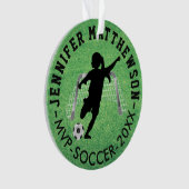 Joueuse ⚽ de football MVP - Fille (devant)