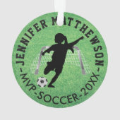 Joueuse ⚽ de football MVP - Fille (dos)