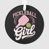 Joueuse de pickleball fille (dos)
