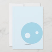 Joueuse de soccer Invitation de fête d'anniversair (Dos)