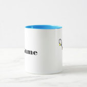 Joueuse de tennis de Blonde Mug (Centre)