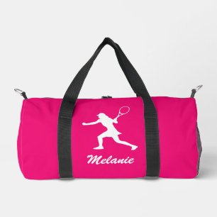 Joueuse de tennis sur mesure sac de sport rose