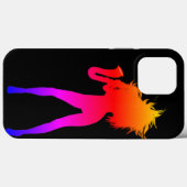 Joueuse saxophone Femme coque iphone (Verso (horizontal))