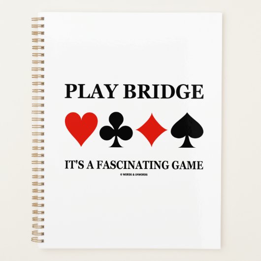 Jouez au Bridge C'est un jeu fascinant Enseignes d (Devant)