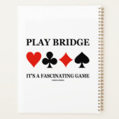Jouez au Bridge C'est un jeu fascinant Enseignes d (Dos)