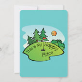 Jouez au golf la cinquantième invitation (Dos)