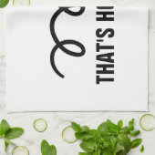 Jouez au golf la serviette avec le slogan drôle de (Plié)