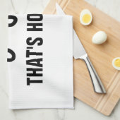 Jouez au golf la serviette avec le slogan drôle de (Quart Plié)