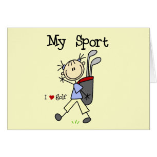 Jouez au golf mon T-shirts et cadeaux de sport