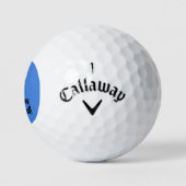 Jouez dans le sable Citation Drôles Balles de golf (Logo)