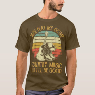 Jouez-Moi Juste Des Tshirts De Musique Country Pou