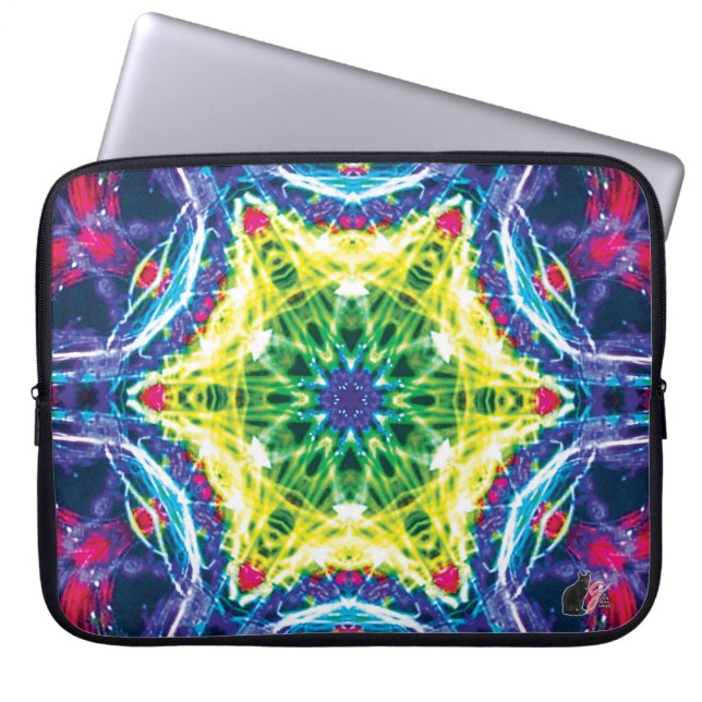 Joules Kaleidoscope-laptophoes Laptop Sleeve (Voorkant)