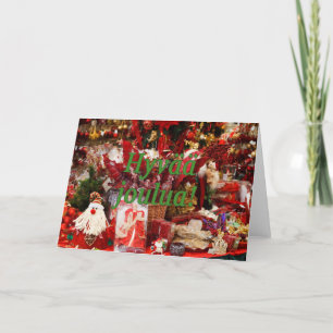 Joulua van Hyvää! Vrolijke Kerstmis in Finse gf Feestdagen Kaart
