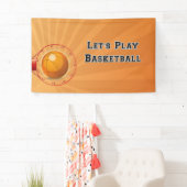 Jouons à Basketball bannière (En situation)