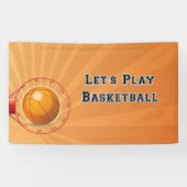 Jouons à Basketball bannière (Horizontal)