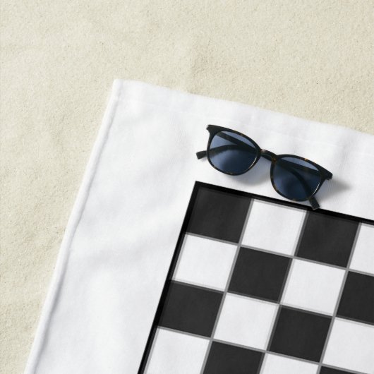 Jouons à la serviette de jeu - Checkers (En situation)