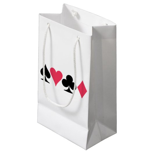 Jouons aux cartes Sac cadeau (Devant Angle)
