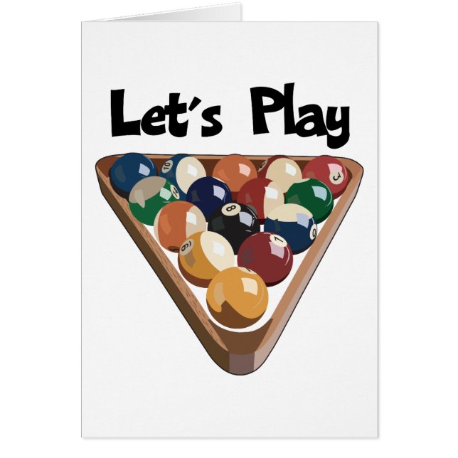 Jouons les billards (Devant)