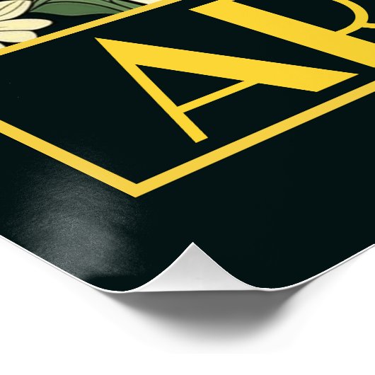 Jour Art Déco Femme & Fleurs (Coin)