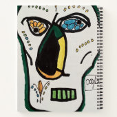 Jour cubain du Carnet spiral du crâne mort (Dos)