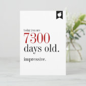 Jour d'anniversaire Jours Ancien Carte d'anniversa (Debout devant)