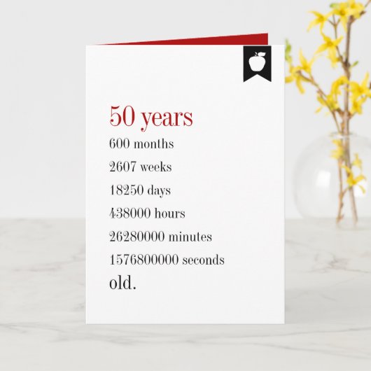 Jour d'anniversaire Jours Ancien Carte d'anniversa (Fleur jaune)