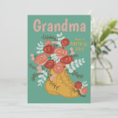 Jour d'anniversaire personnalisable - Carte de voe (Debout devant)