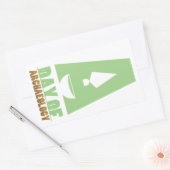 Jour d'archéologie autocollant rectangulaire (Enveloppe)