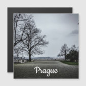 Jour d'automne gris à Prague Magnet (Devant / Derrière)