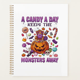 Jour de bonbons éloigne les monstres Halloween Cit