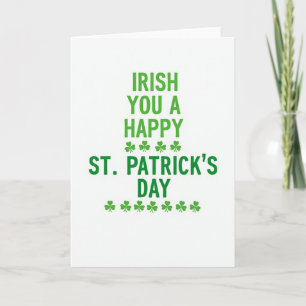 Jour de chance pour la carte partenaire Irlandaise