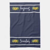 Jour de dimanche de la serviette de cuisine de (Vertical)