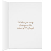 Jour de fête floral de Jésus d'enfant religieux de (Intérieur (Droit))